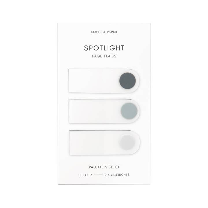 Cloth & Paper - Wholesale Sticker - Spotlight Page Flag Set