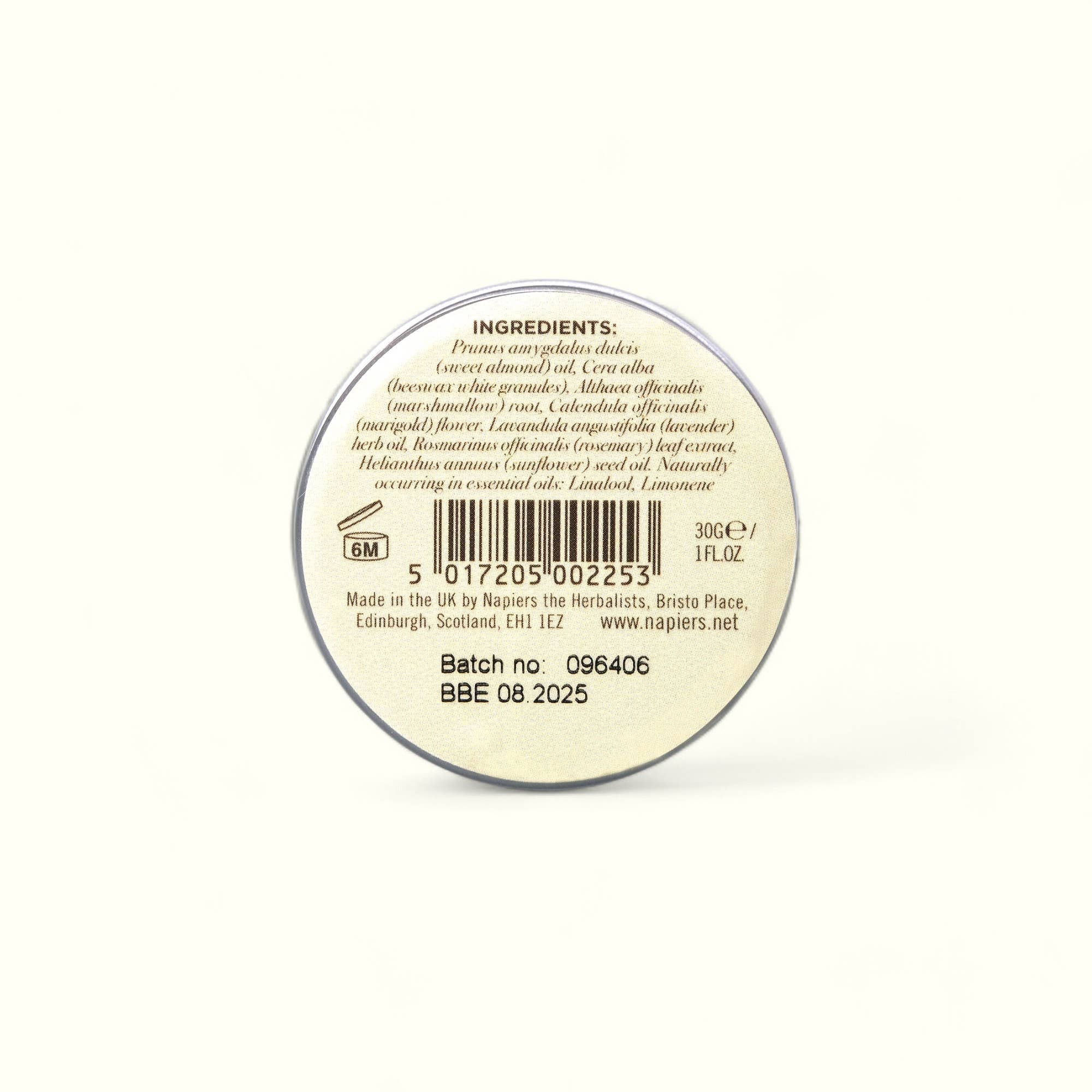 Napiers - Wholesale Verzorgende zalf/balsem/crème - Napiers Calendula & Marshmallow verzachtende zalf2