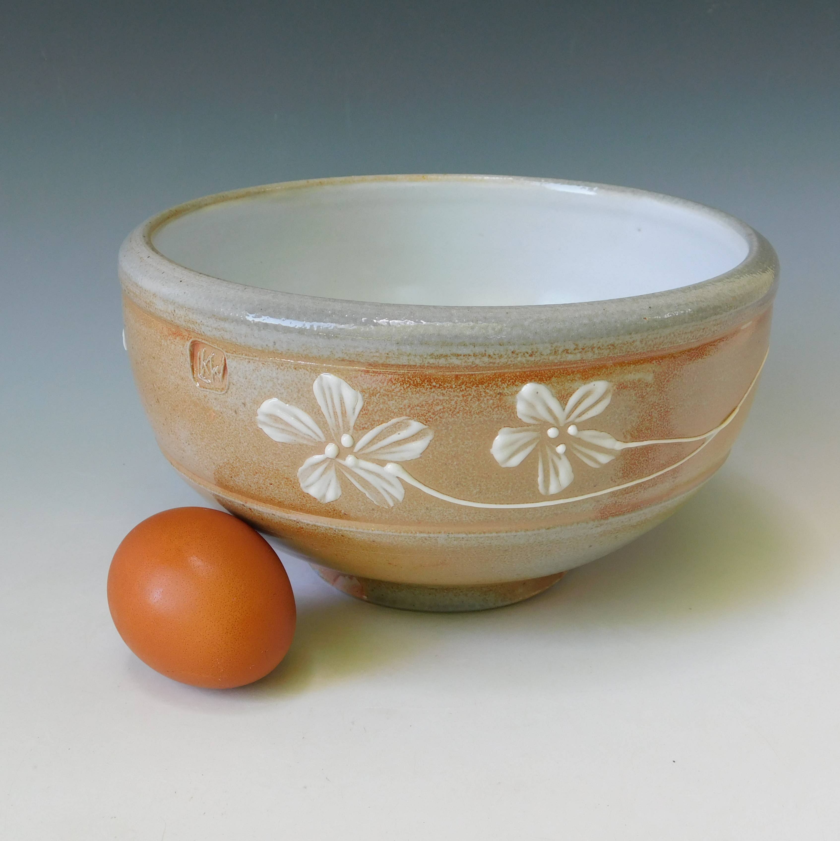 Fine Mess Pottery - Wholesale Bowl - Noodle Bowl, Light CLay1