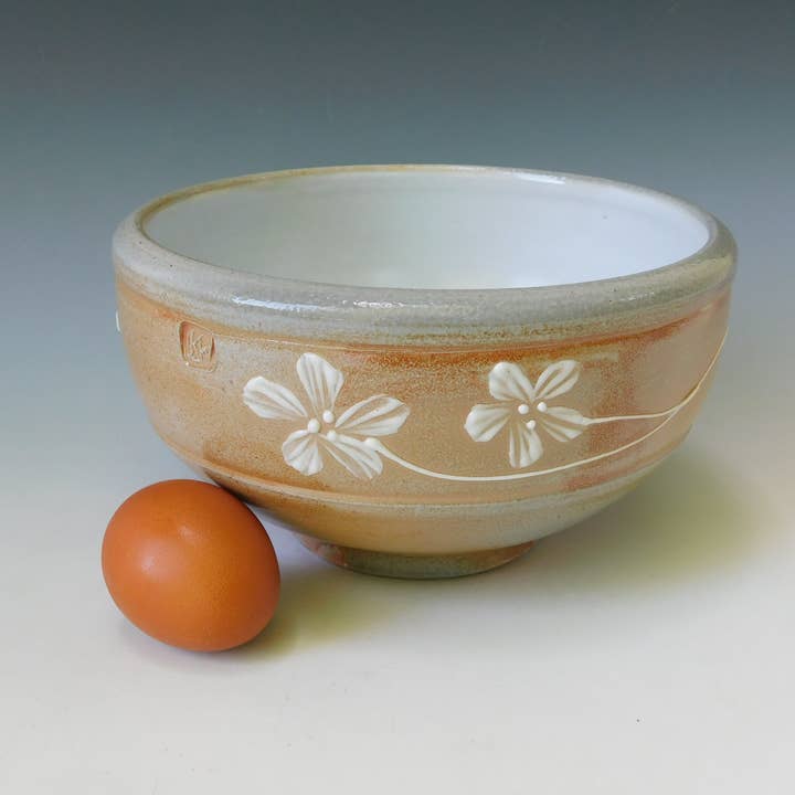 Fine Mess Pottery - Wholesale Bowl - Noodle Bowl, Light CLay1