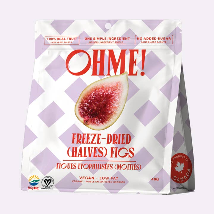 Freeze-Dried Figs (Halves) for wholesale by OHME! Foods