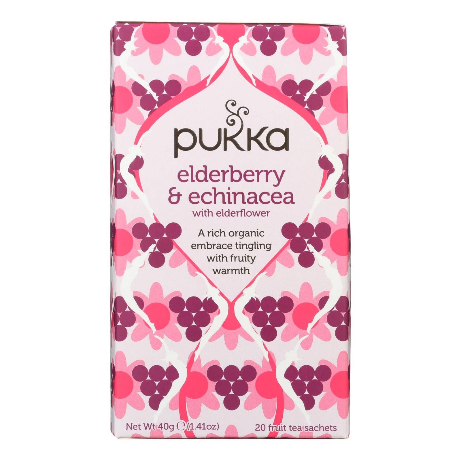 Everyday Supply Co - Wholesale Tea Bags - Pukka - Tea Organic Elberberry Echinacea - Case of 4-20 Bags0