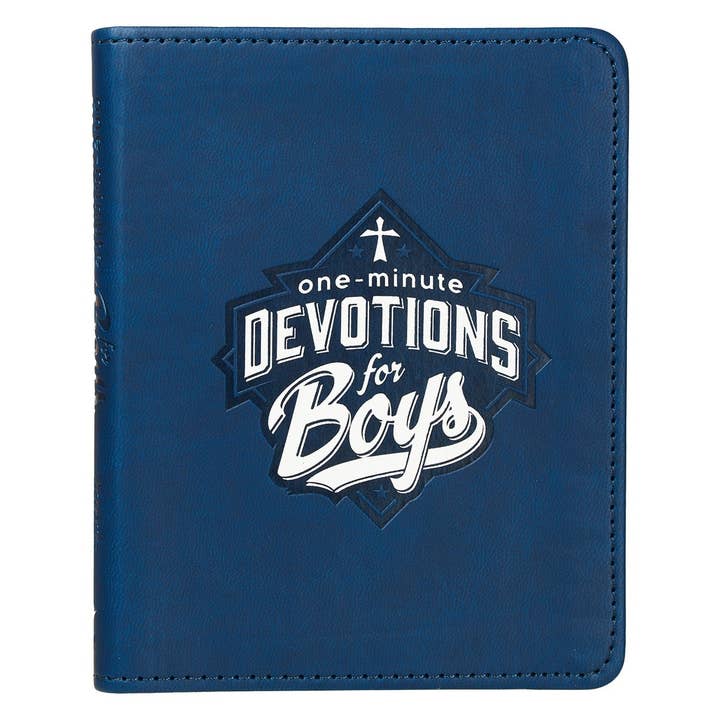 One-Minute Devotions for Boys Faux Leather for wholesale by Christian Art Gifts