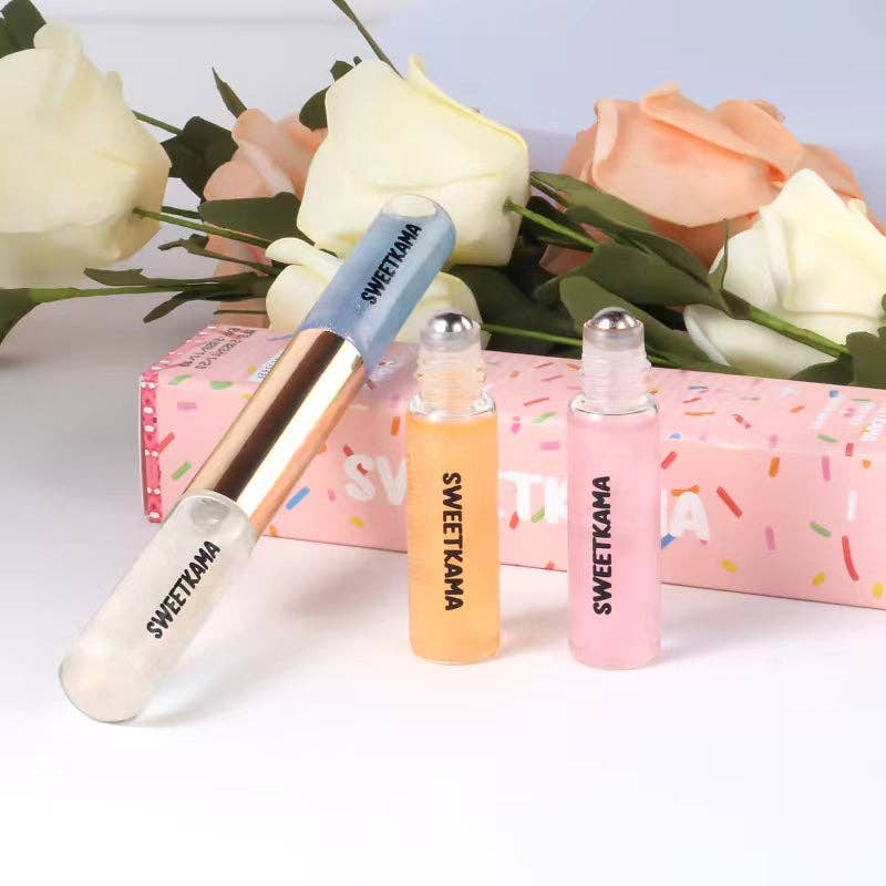 Sweetkama - Wholesale Roll-On Fragrance - 2 in 1 Double Head Ball Bearing Long Lasting Perfumes D671