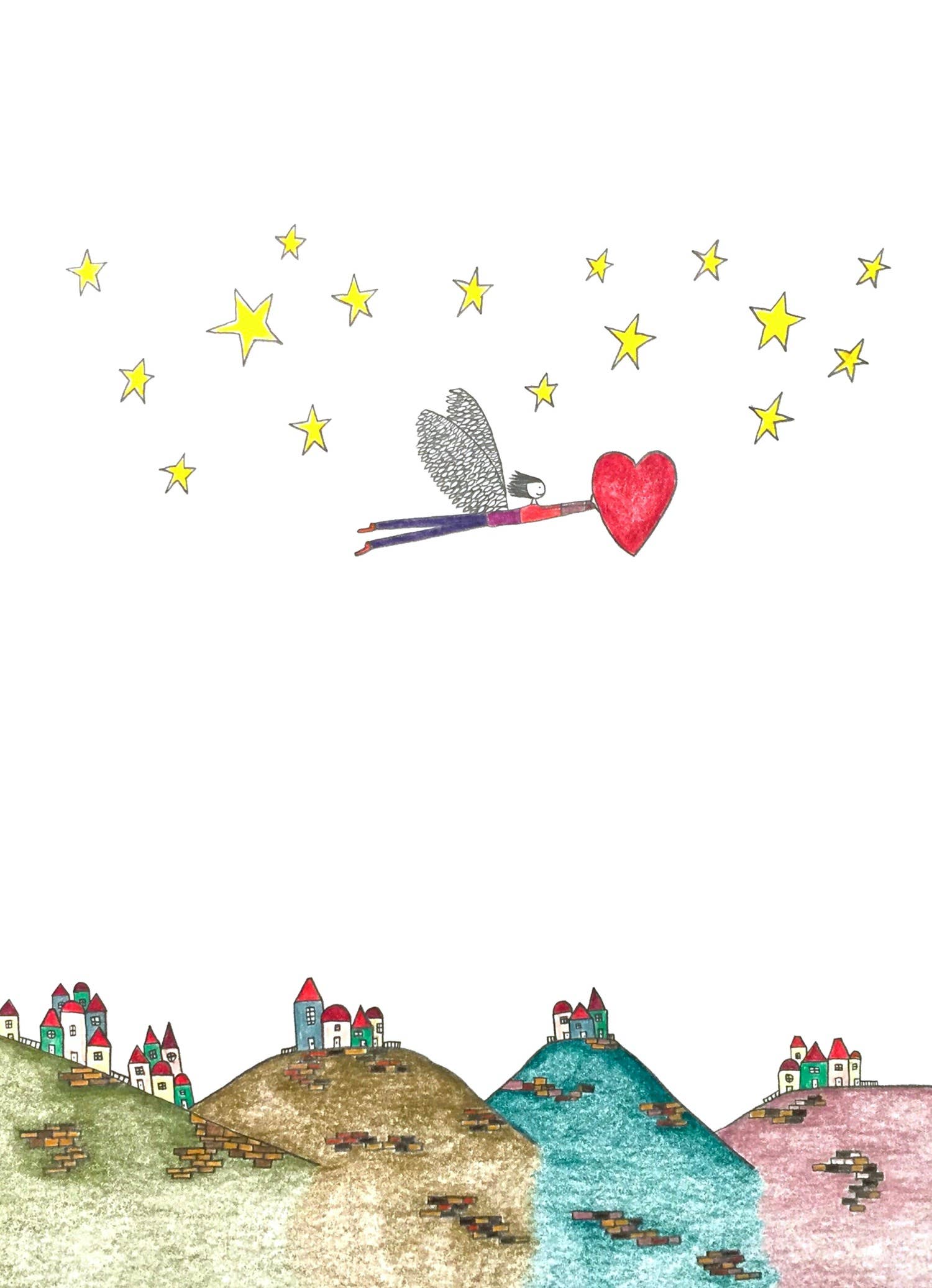 Natchie – Großhandel Liebeskarte – Lead With Your Heart Grußkarte aus der Misc-Serie   0