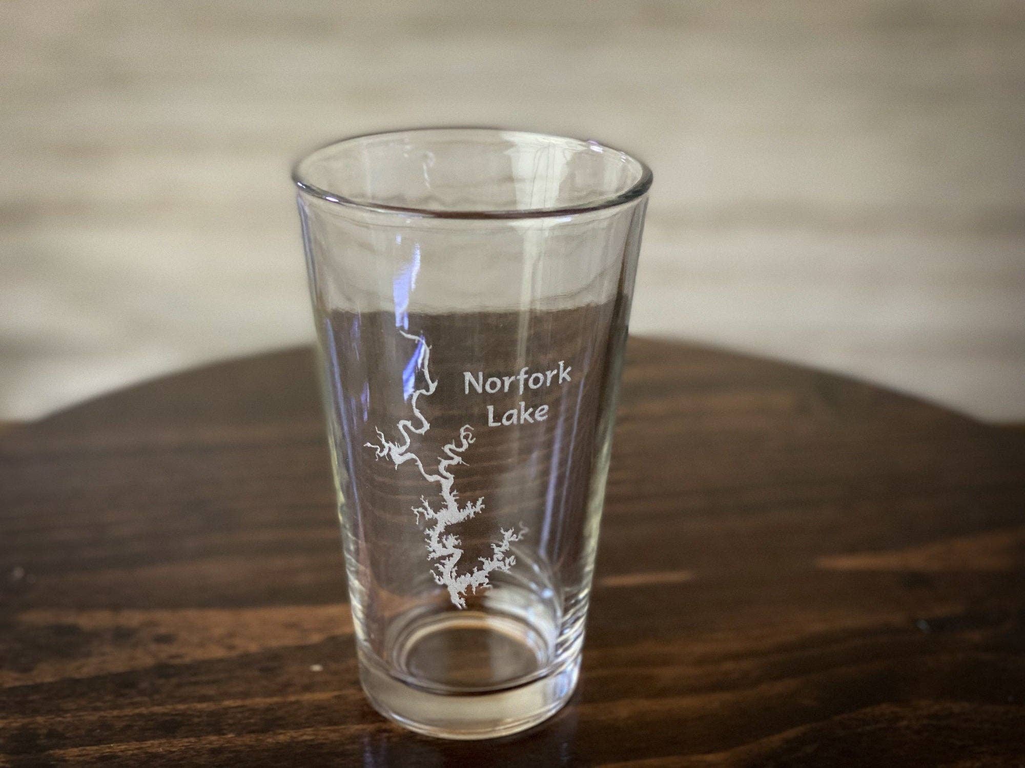 Adirondack Etching LLC - Wholesale Beer Glass/Mug - Make my Lake Pint Glass - Lake Map Etching - Dishwasher Safe3