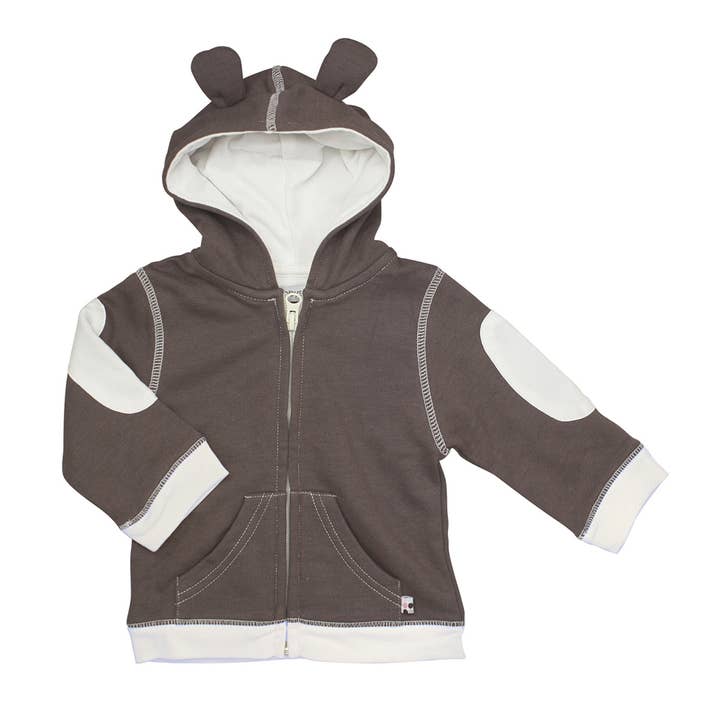 Basic Hasenohren Fleece-Hoodie für den Großhandel von babysoy Inc