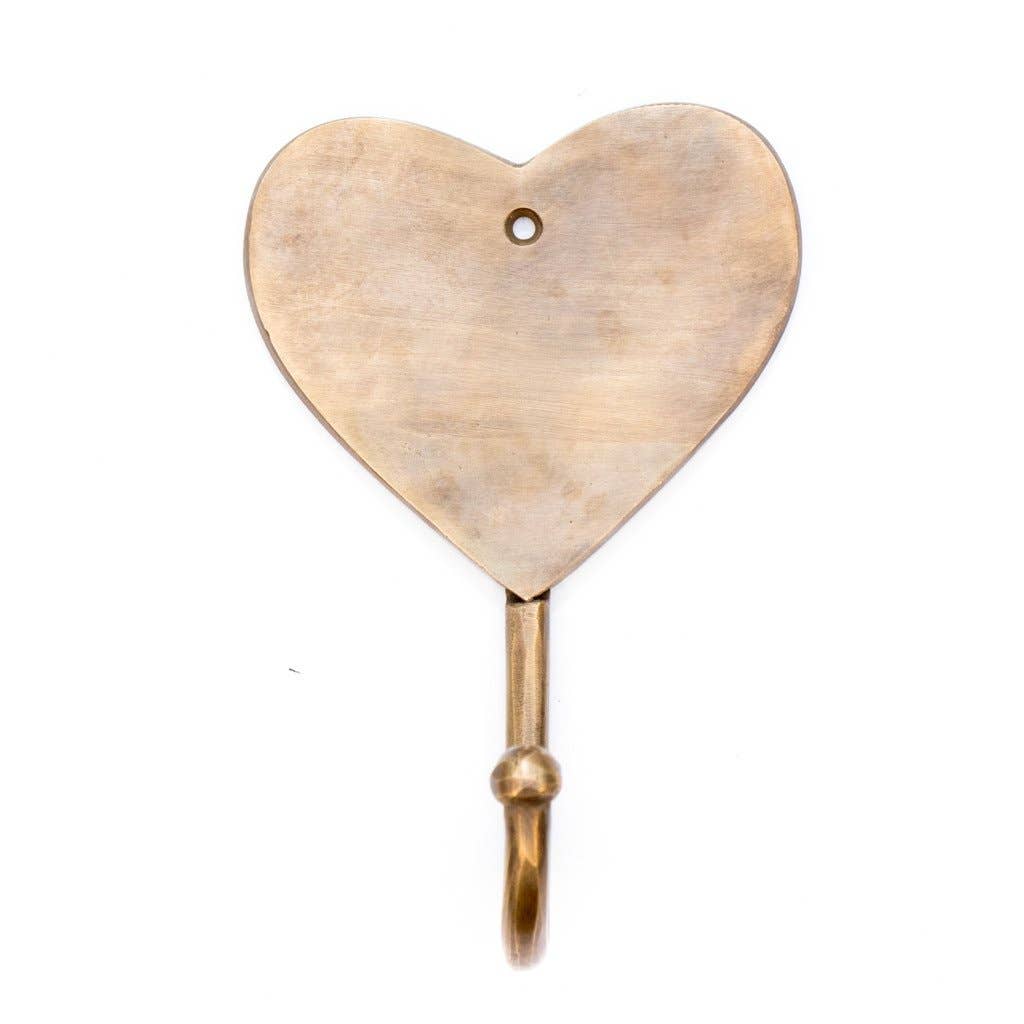 FERN – wholesale Wall hook – Brass Hook Heart1