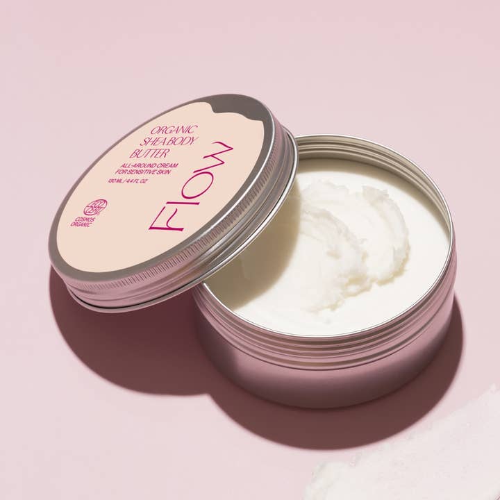 Ekologisk Shea Body Butter COSMOS ORG för wholesale av Flow Cosmetics