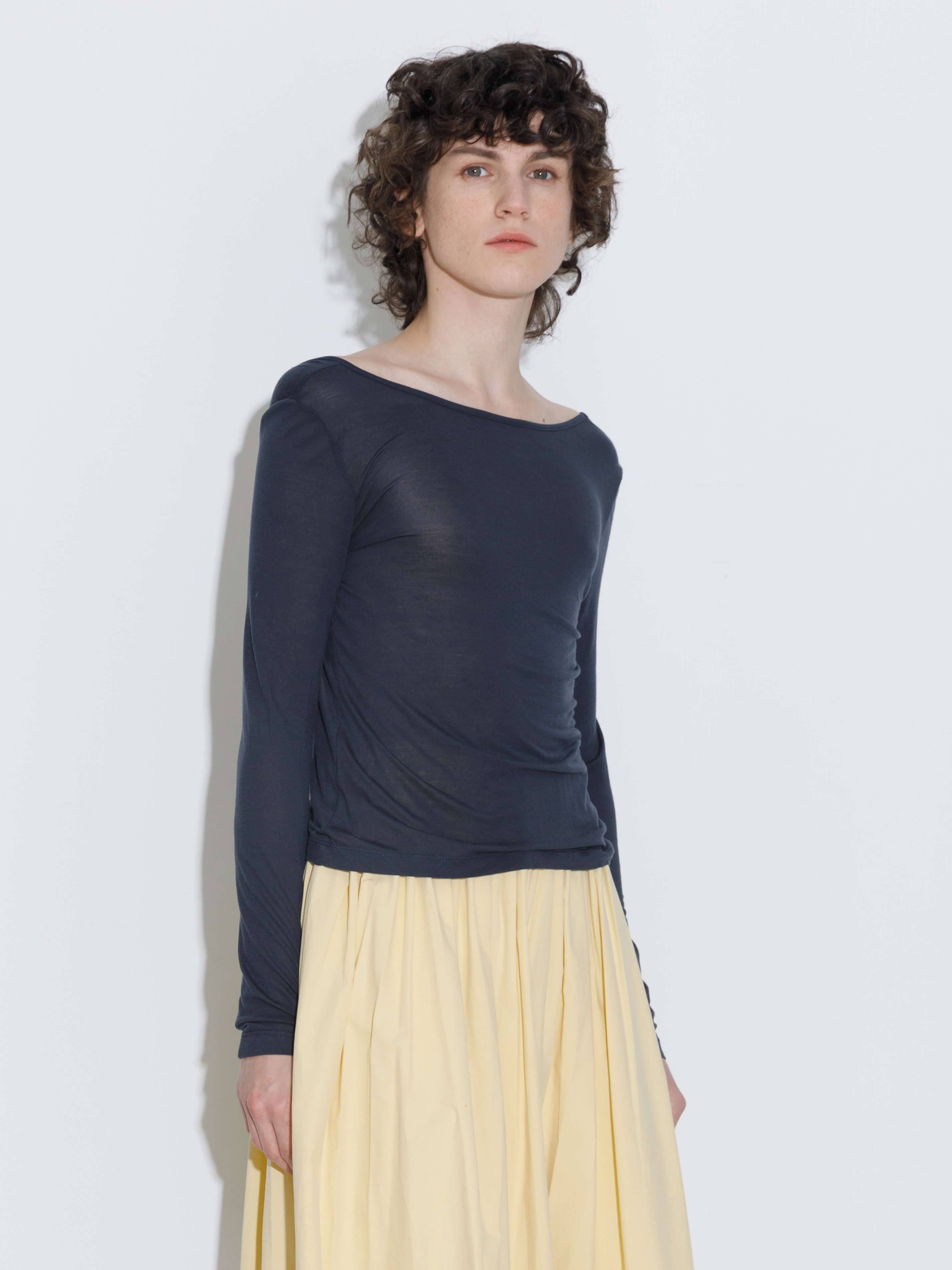 CUBIC - Wholesale Knit Top - Women's - Backless Deep U-Neck Sheer Knit Top10