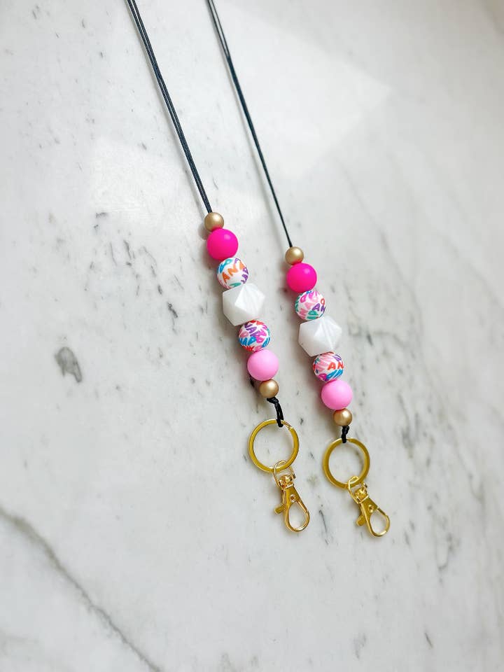 Alphabet Soup Lanyard for wholesale by Lanyard Lovebirds