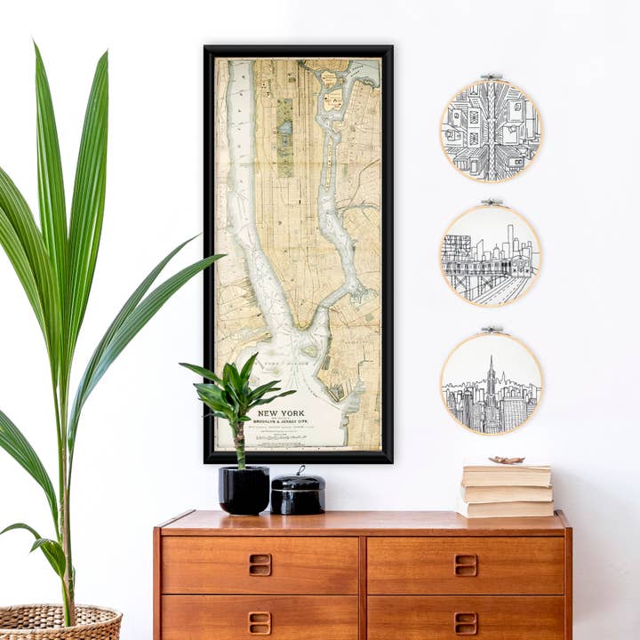 Embroidery and Sage - Wholesale Embroidery/Cross Stitch Supplies - New York City Subway - embroidery kit