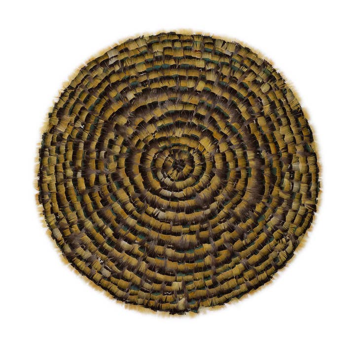 Lady Amherst Feather Placemat for wholesale by Zucker Feather Products