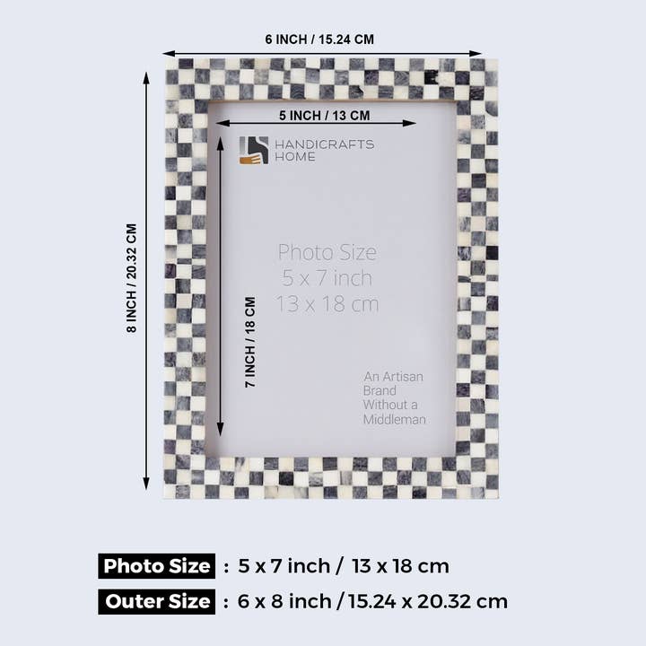 Muqeem & Brothers - Wholesale Picture Frame - 5x7 Picture Frames Pack of 3- Cloud1