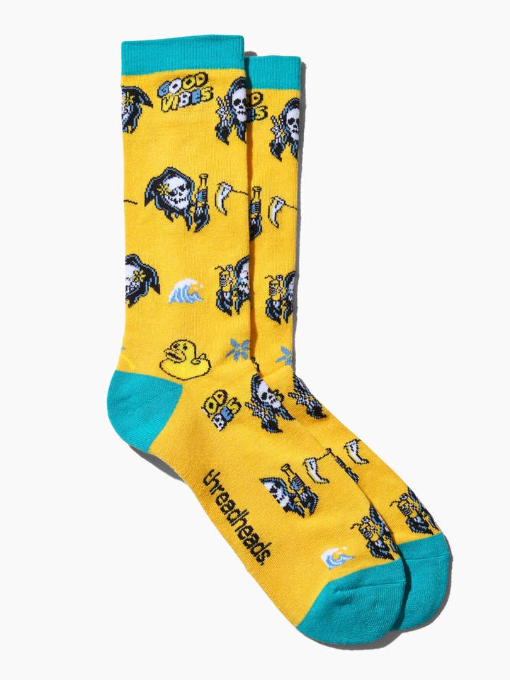 Gummi Ducky og The Reaper strømper for engroshandel hos Threadheads