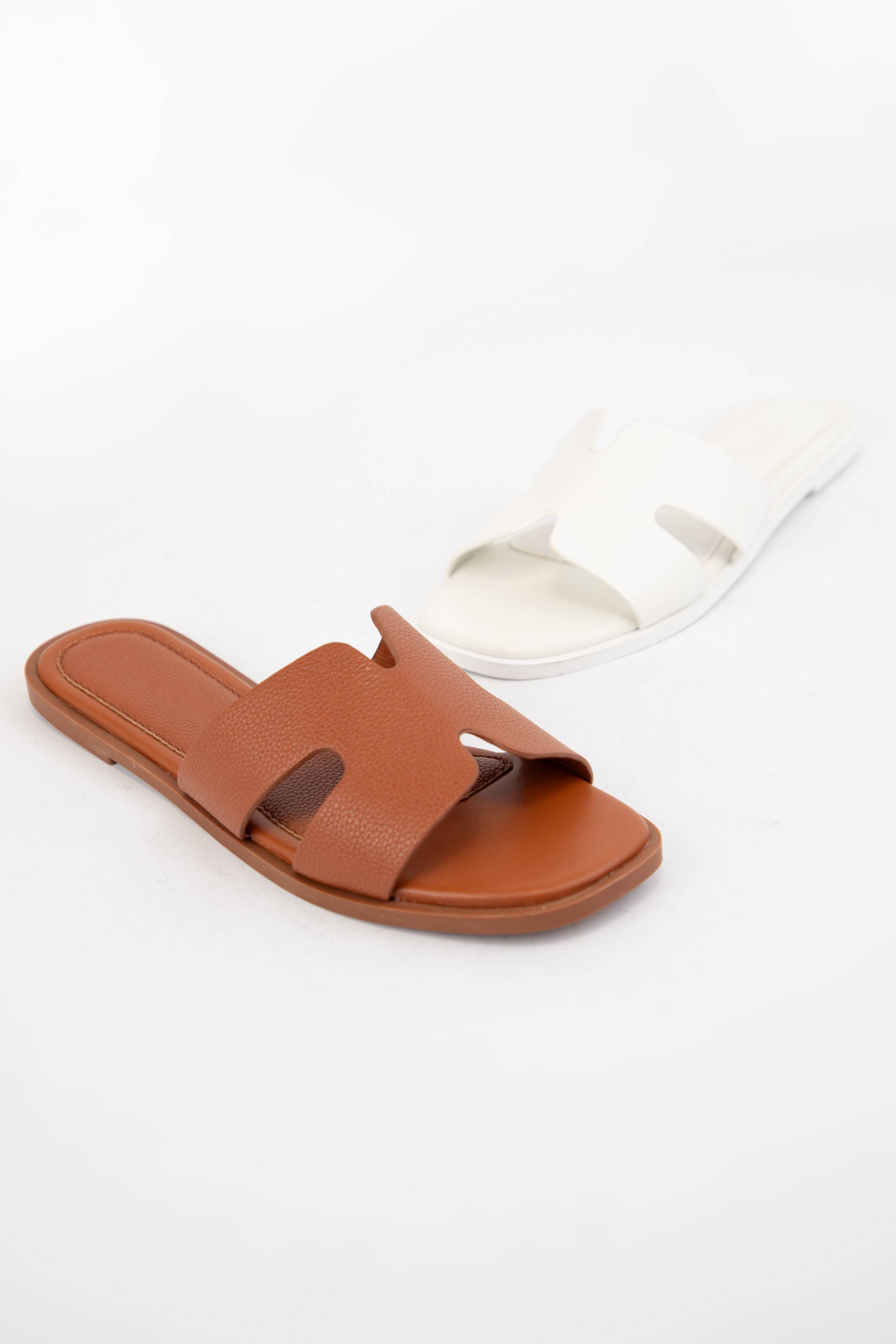 CCOCCI - Wholesale Sandals - Women's - LUKE-01A BEST SELLING X SHAPE CUT-OUT UPPER SANDAL1