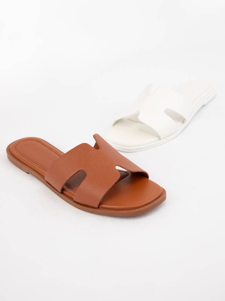 CCOCCI - Wholesale Sandals - Women's - LUKE-01A BEST SELLING X SHAPE CUT-OUT UPPER SANDAL1