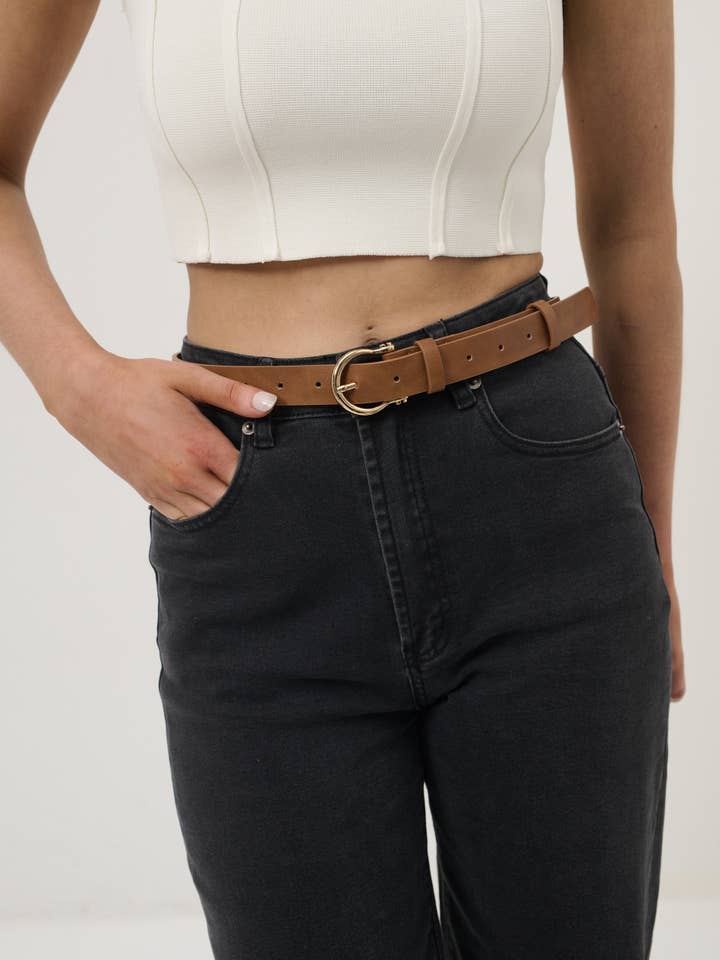 Jean Classic Horseshoe Buckle Belt for wholesale by Angels Whisper Accessories