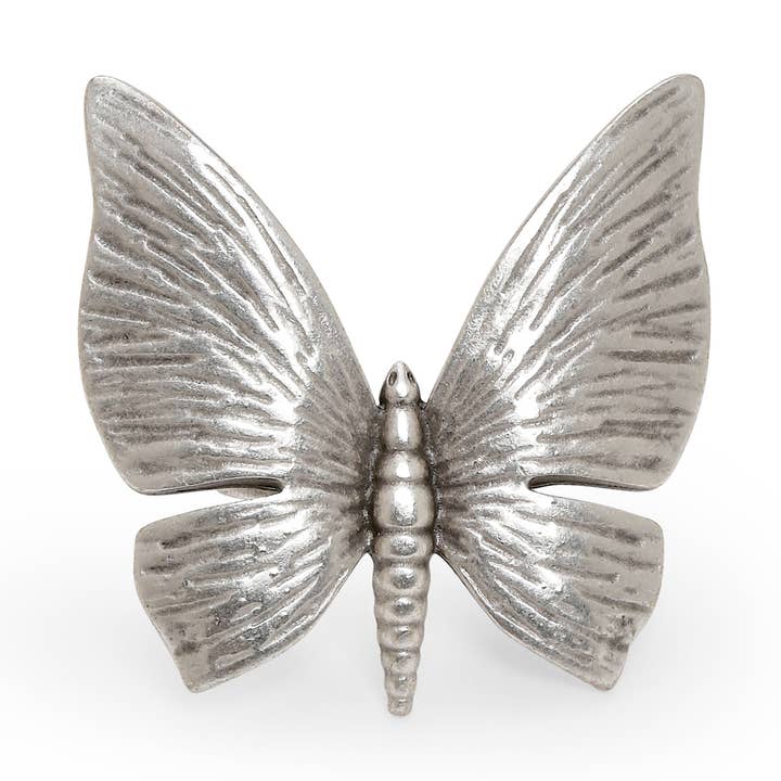 Handmade Butterfly Pewter Ring - ENY01 for wholesale by Chanour