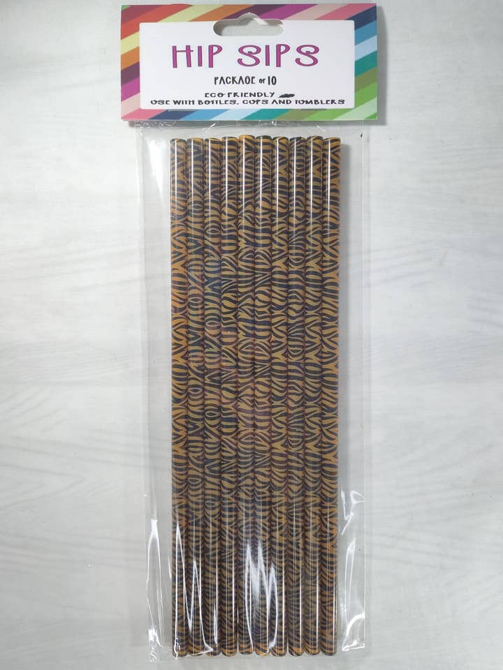 Animal Tiger Stripe Straw Collection for wholesale by Scratch Decor