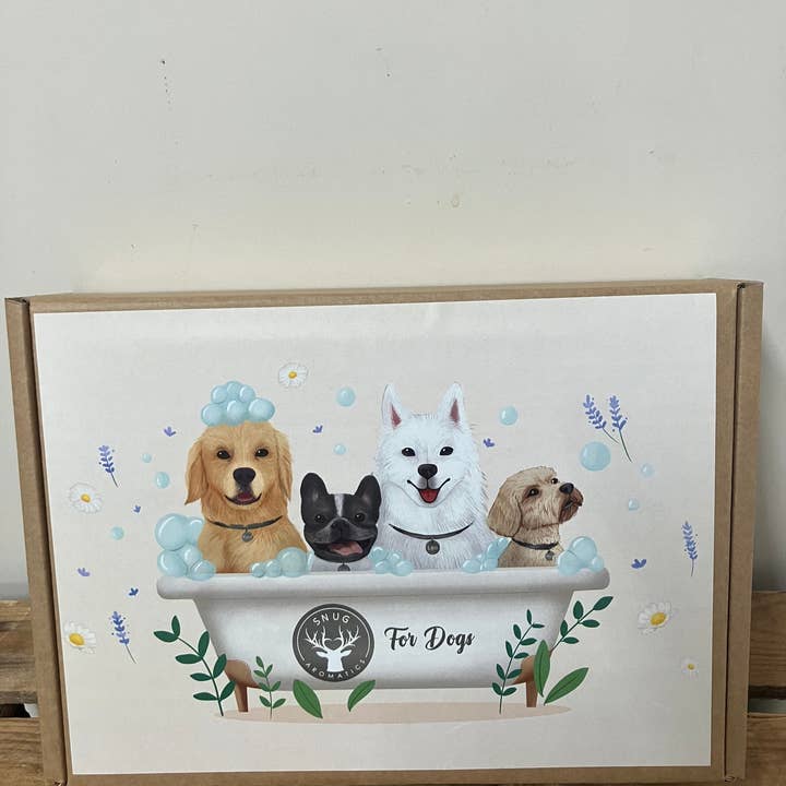 Snug Aromatics – Großhandel Haustierpflegeset – Hund – Beruhigende Hundebox