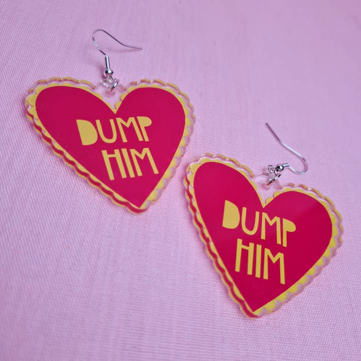 Dump him earrings for wholesale by JADEMUATDODD