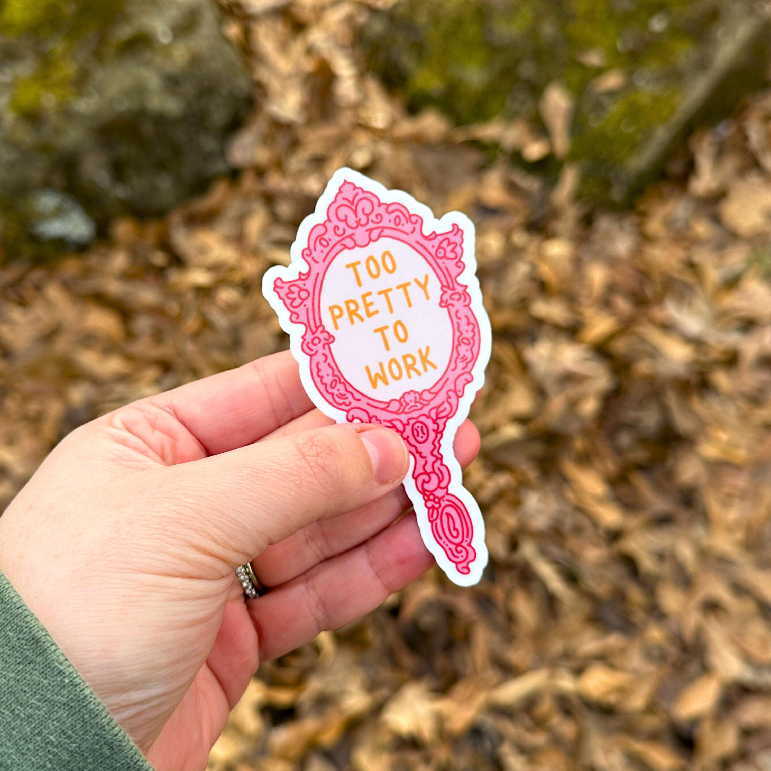 Olive Street Collective – wholesale Klistermärke – För snygg för att jobba klistermärke4