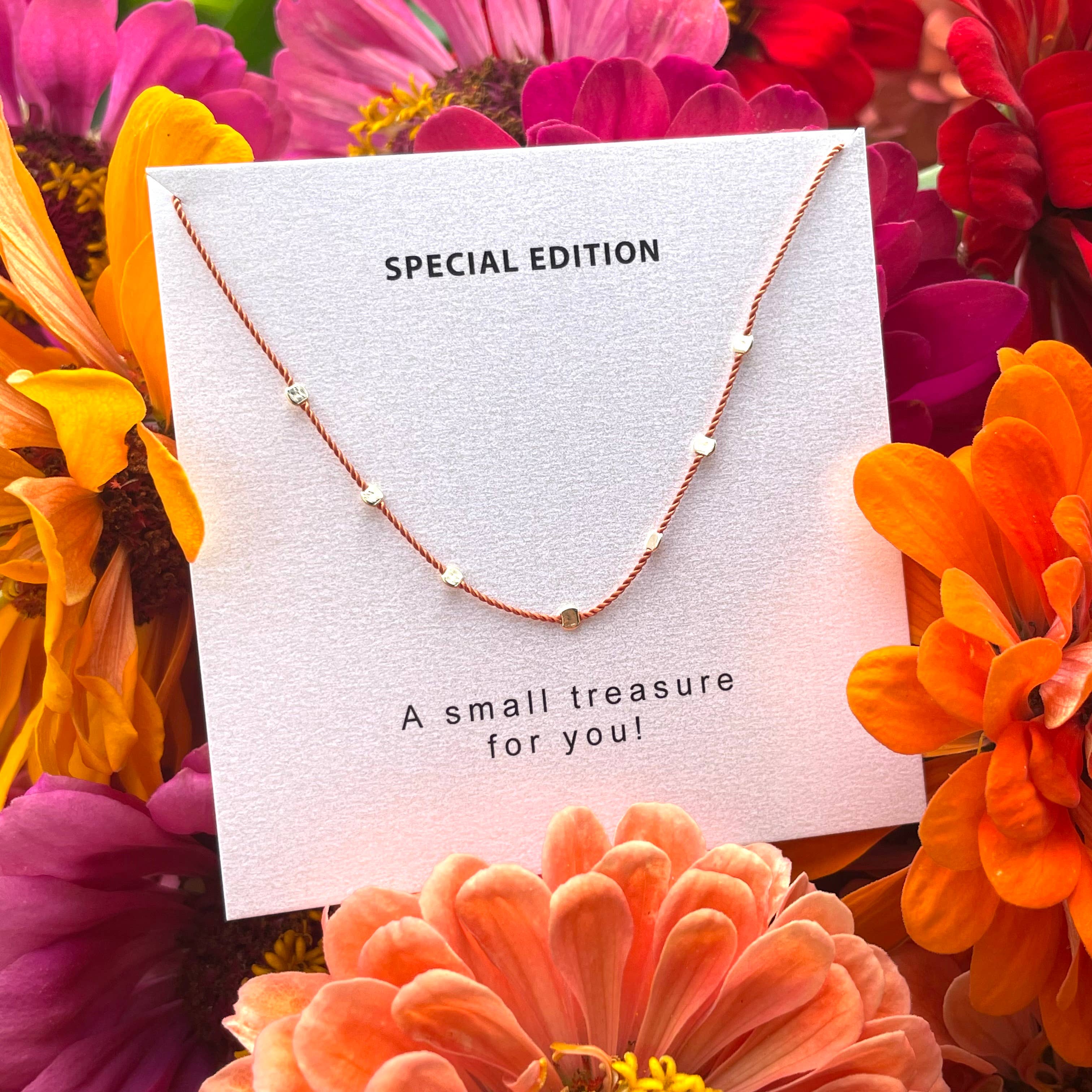 Soulsilk - Wholesale Beaded/Pearl Necklace - Gold Studs Necklace2