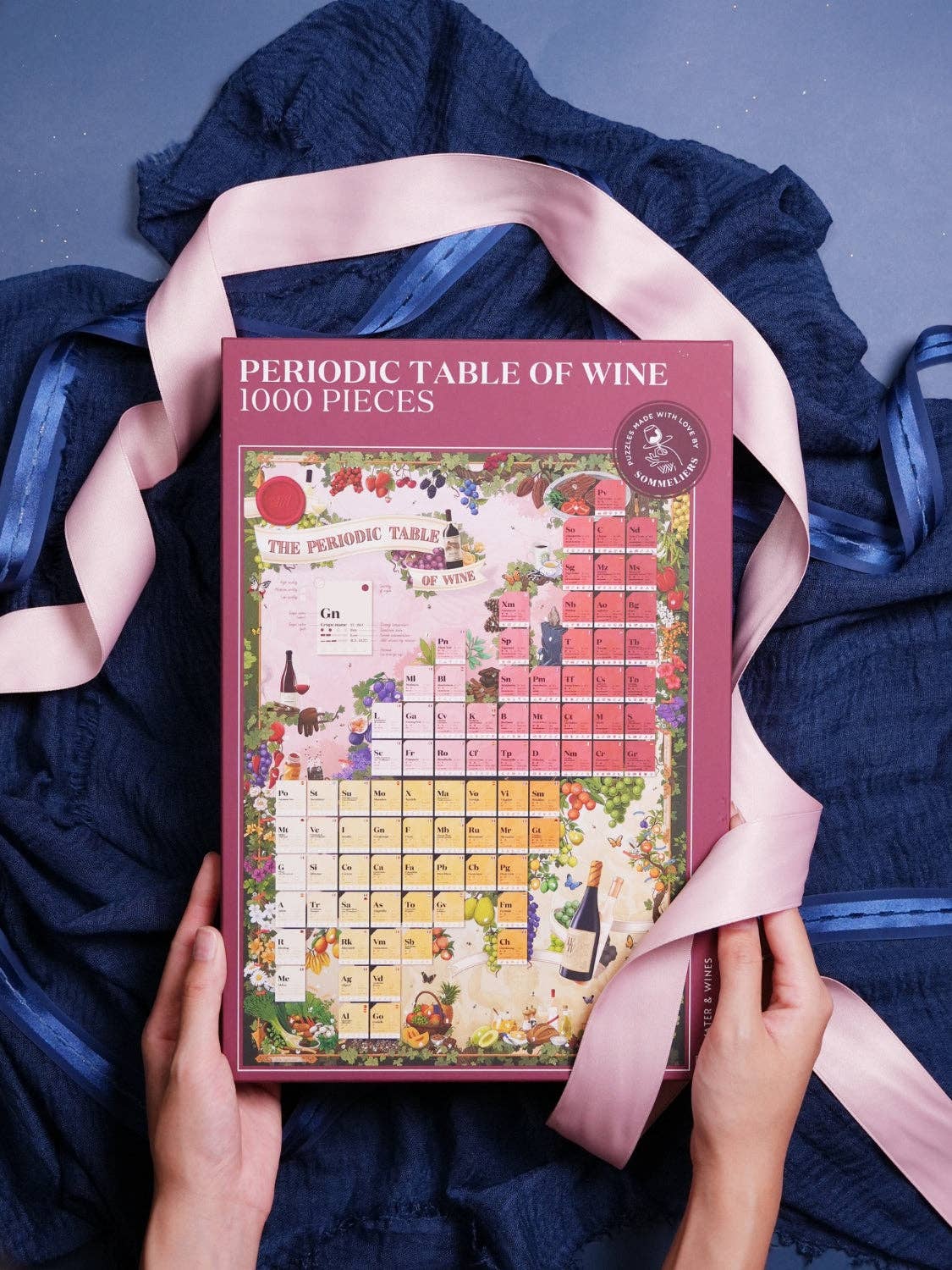 Water & Wines - Wholesale Puzzle - Adult - Wine Puzzle - Periodic Table of Wine3