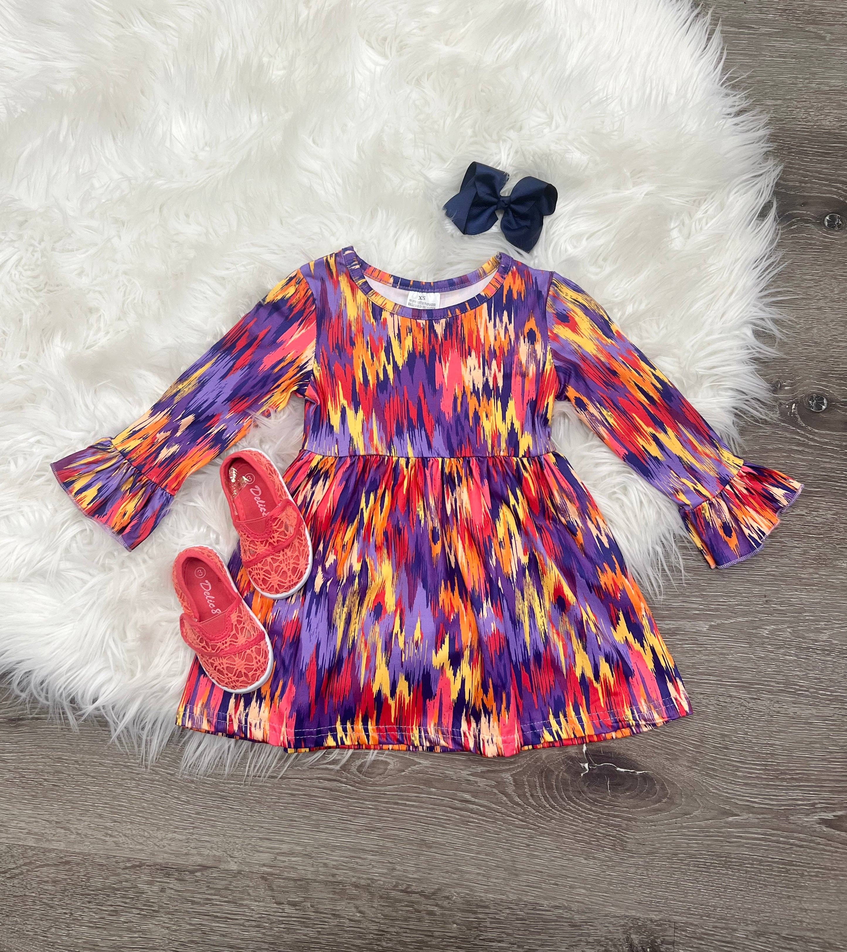 Two Cute Boutique LLC – Vestido - Crianças por atacado – Vestido Rachel0