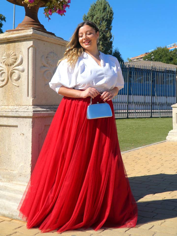 Invitadissimas - Wholesale Skirt - Women's - Long tulle skirt W90504