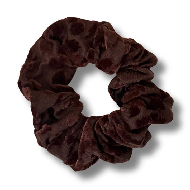 Scrunchie Mini "Chocolate Brown" for wholesale by Hairjewelz by Elle