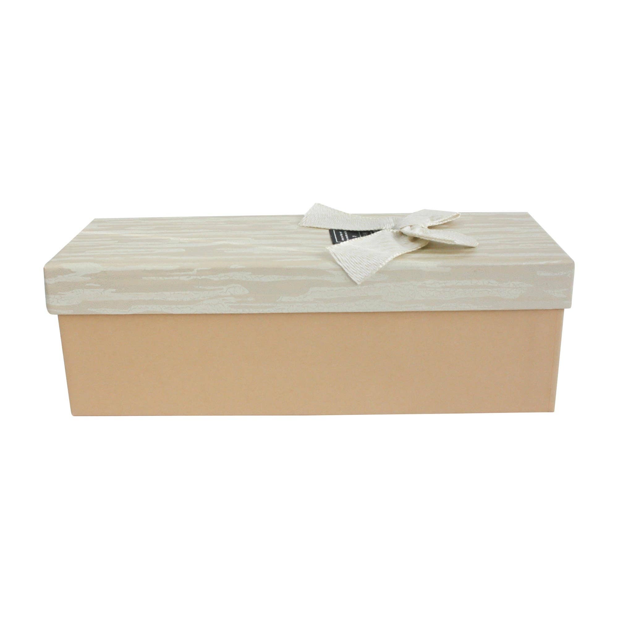 Emartbuy – wholesale Gift box – Textured Cream/Beige Gift Box - Single0