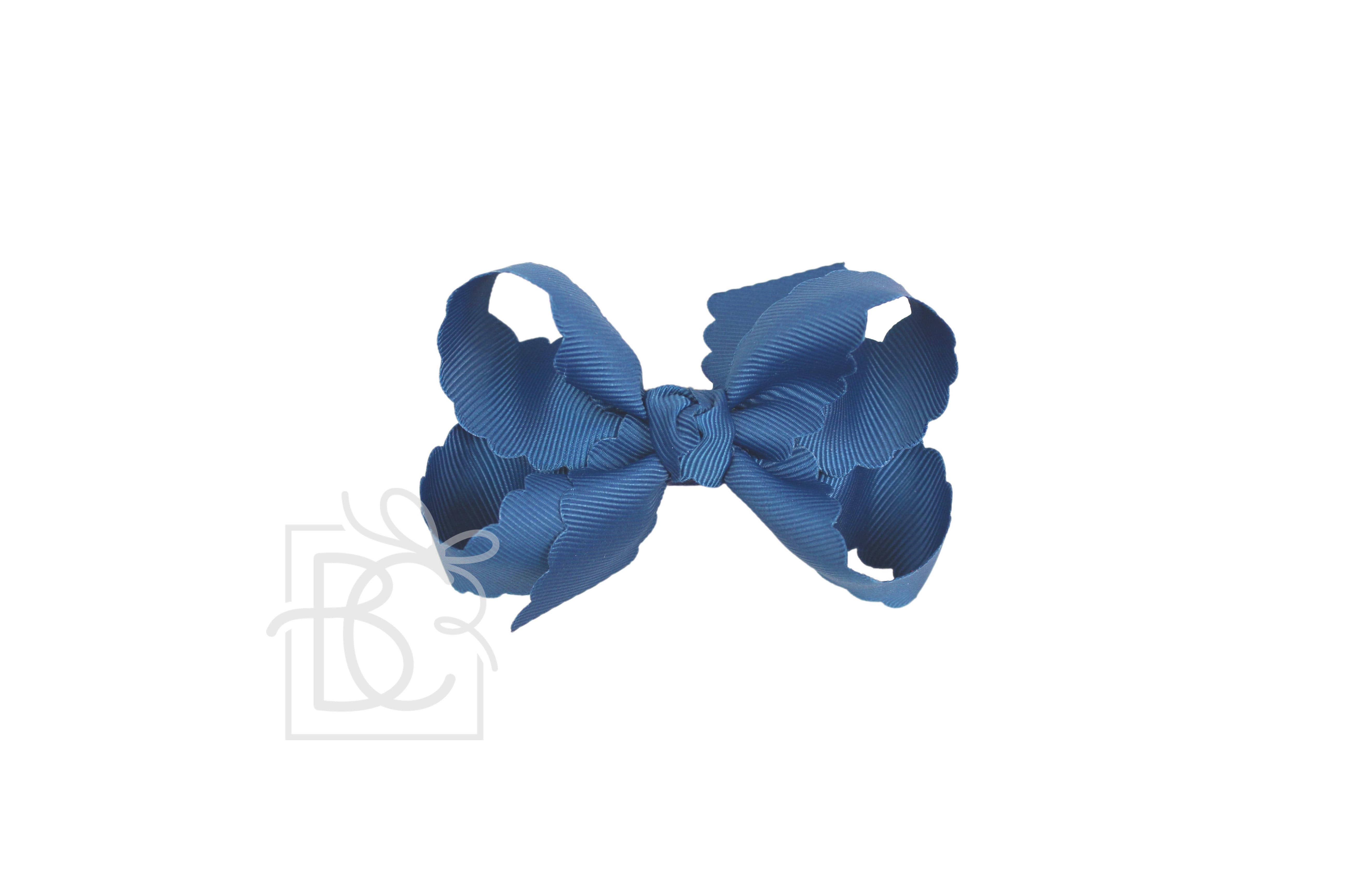 Beyond Creations, LLC – wholesale Hair bow – Kids – SCALLOPED EDGE BOW56