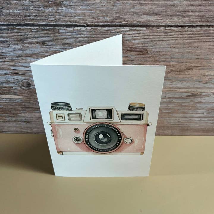 Iowa Paper Farm - Wholesale Stationery/Notecard Set - Vintage camera greeting card pack, set of 56