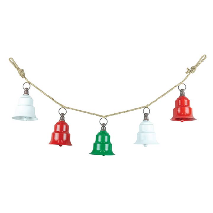 Traditional Christmas Bell Garland for wholesale by Hanna's Handiworks