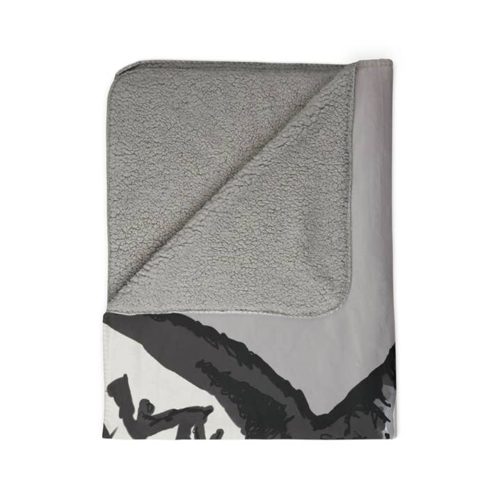 Blue Cava - Wholesale Throw Blanket - Cozy Boston Terrier Dog Lover Fleece Sherpa Blanket7