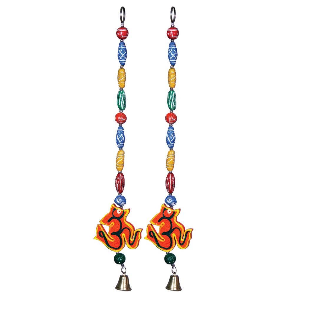 Ancientveda - Wholesale Decorative Tassel/Wall Drop - Rajasthani OM Hanging (pair of 2)0