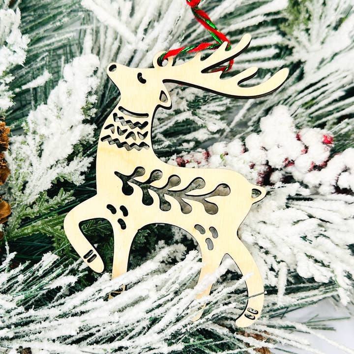 Meadow Deer Ornament for wholesale by Betsy Jane Studio