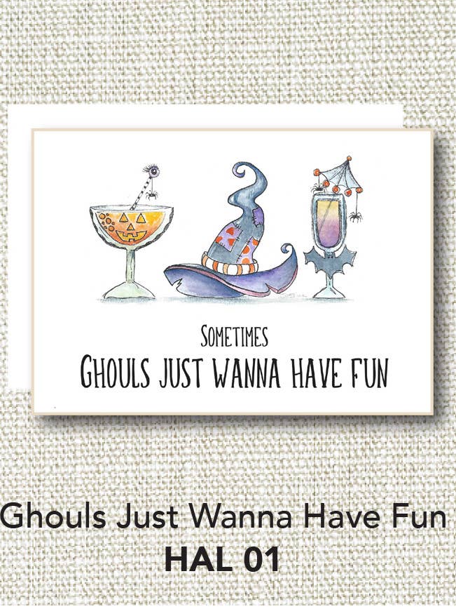 Ghouls Just Wanna Have Fun for wholesale by Jill Shinn Art