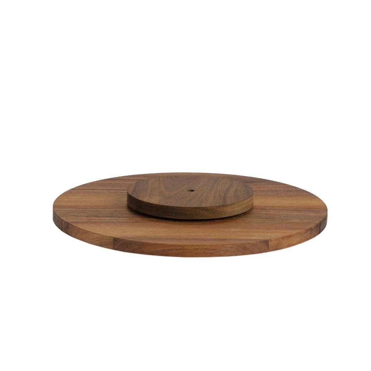 Andrea House - Wholesale Cutting Board - Acacia wood turntable3
