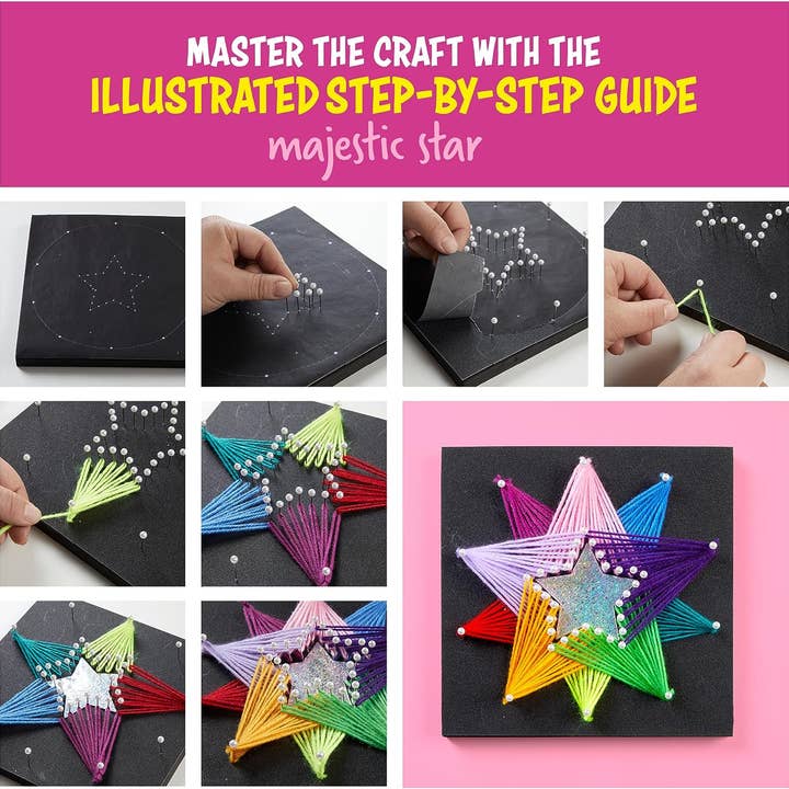 Dan&Darci – Großhandel Bastelset – Kinder – 3D String Art Kit für Kinder