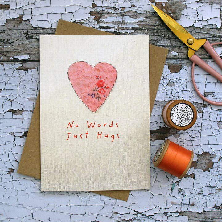 No words, just hugs card for wholesale by Made In Pixieland