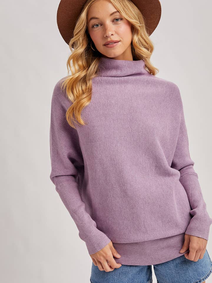 Bluivy - Wholesale Knit Sweater - Women's - SLOUCH NECK DOLMAN SLEEVED PULLOVER12