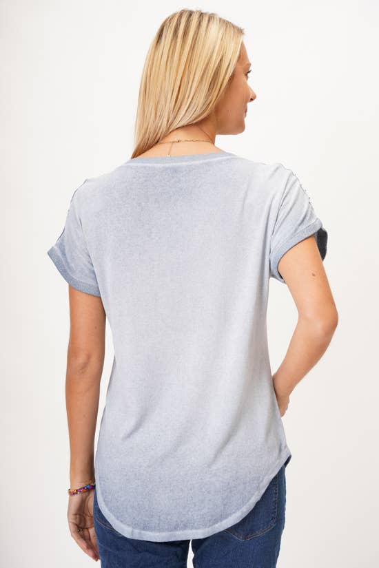 Look Mode Usa - Vendita all'ingrosso Maglietta - Donna - Top donna con stampa a quadri5