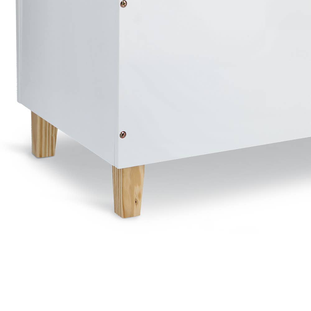 Children's Chest "Cloud" with Lid, MDF/Pine, White for wholesale on Faire3