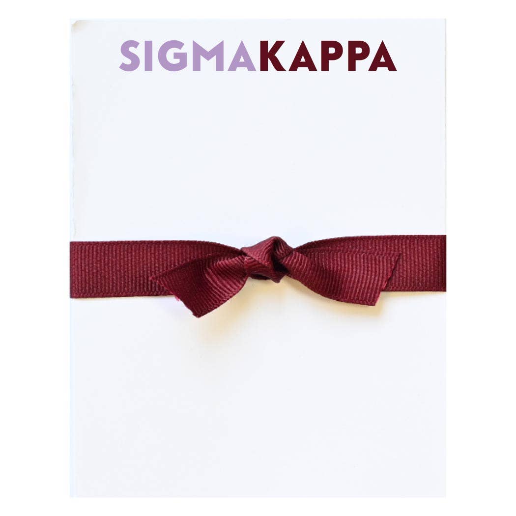 Donovan Designs - Wholesale Notepad - Sorority Greek Bright Mini Notepad6
