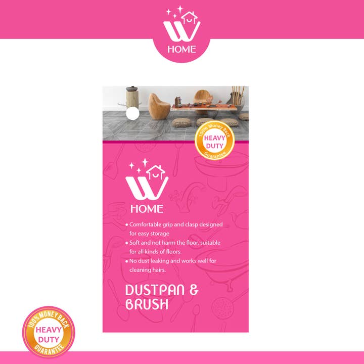 WBM LLC – wholesale Dusting brush & duster – Dustpan with brush5