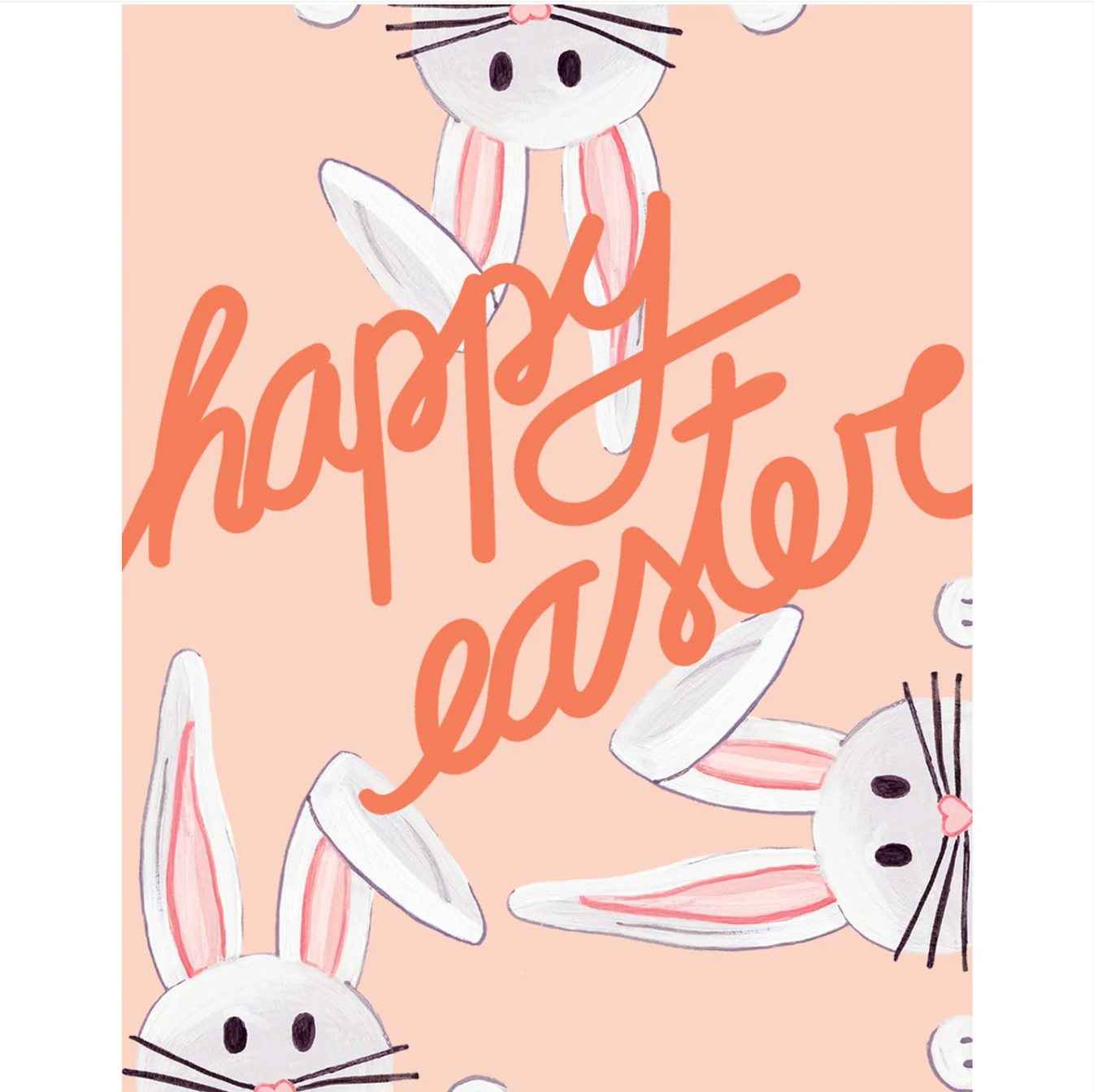 Paige & Willow - Wholesale Easter Card - Hidden Bunny Happy Easter Card1