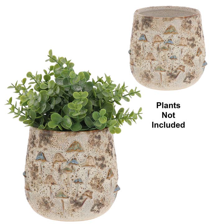 Joe Davies - Wholesale Plant Pot - Mushroom Craft Embossed Planter Medium2